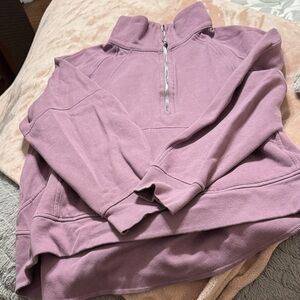 Lululemon Scuba Purple Quarter-Zip Pullover